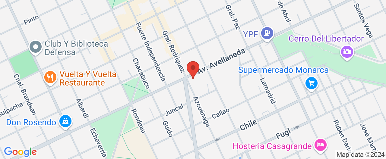 Mapa de la ubicación