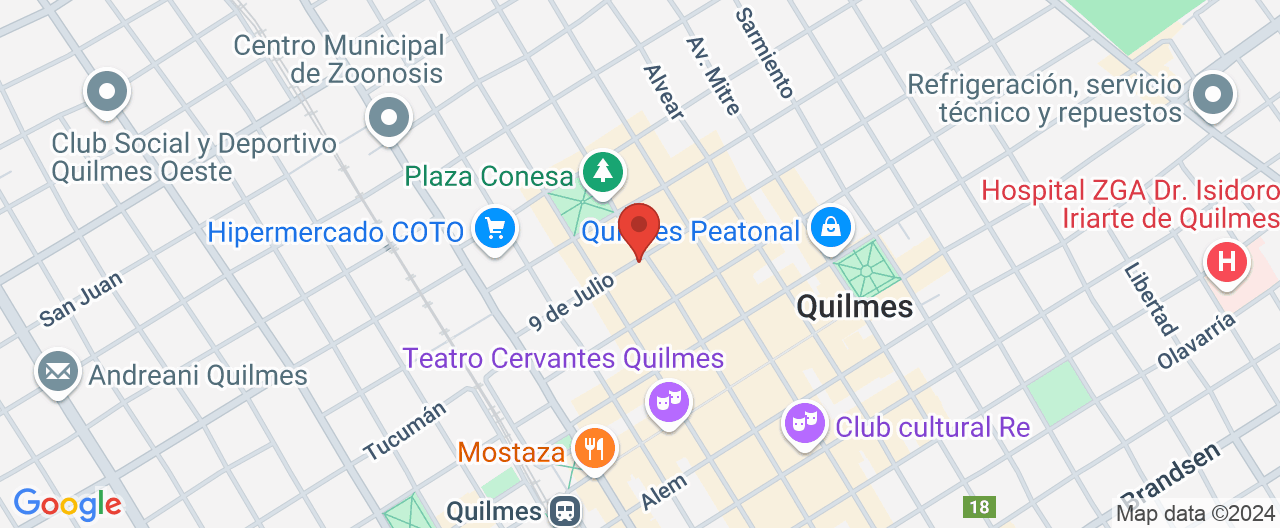 Mapa de la ubicación