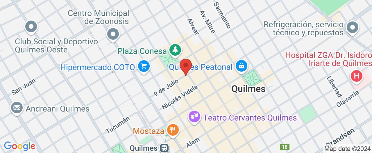 Mapa de la ubicación