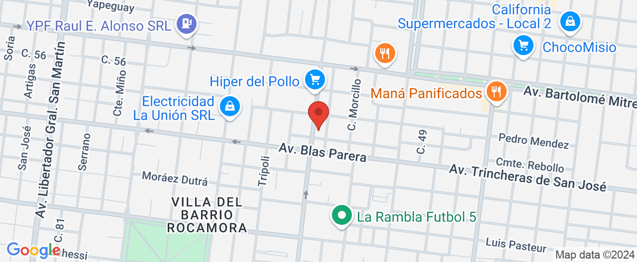 Mapa de la ubicación
