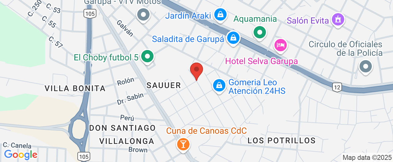 Mapa de la ubicación