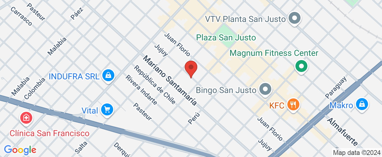 Mapa de la ubicación