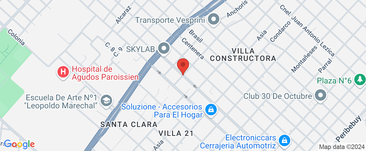 Mapa de la ubicación