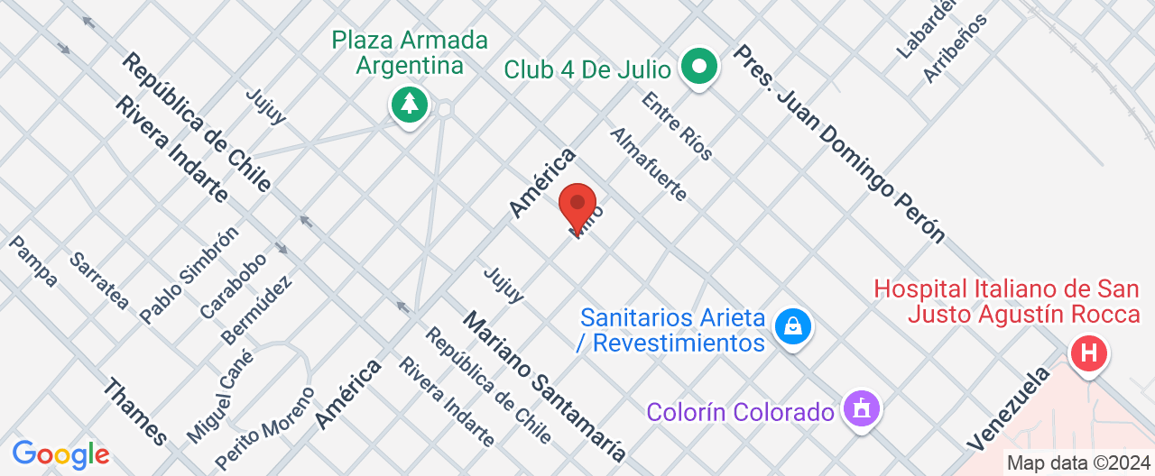 Mapa de la ubicación