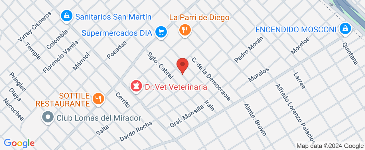 Mapa de la ubicación