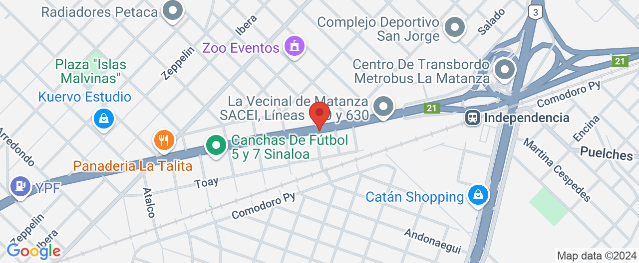 Mapa de la ubicación
