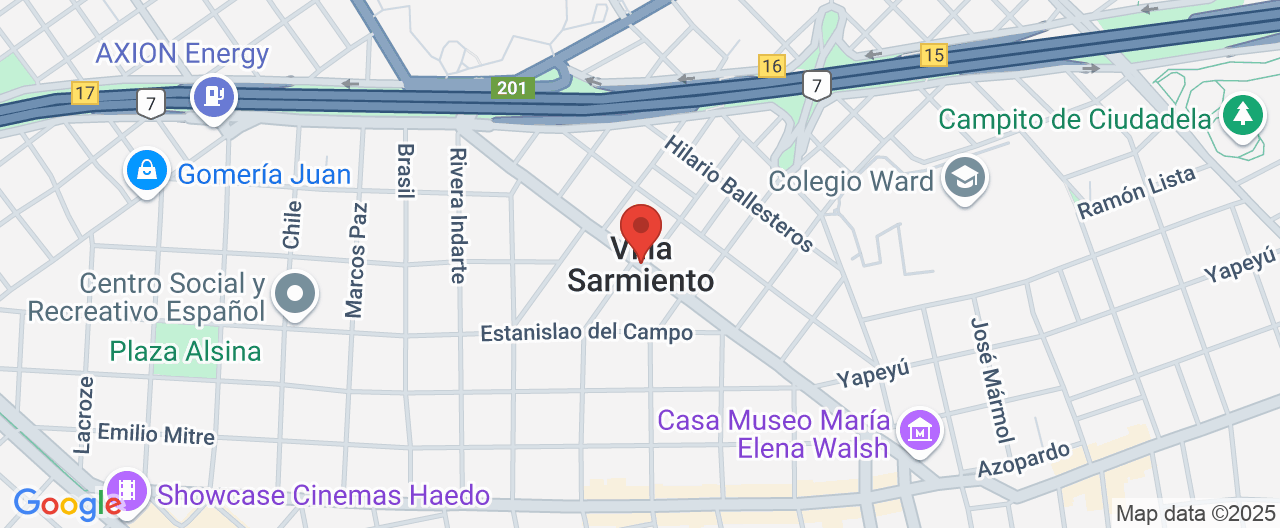 Mapa de la ubicación