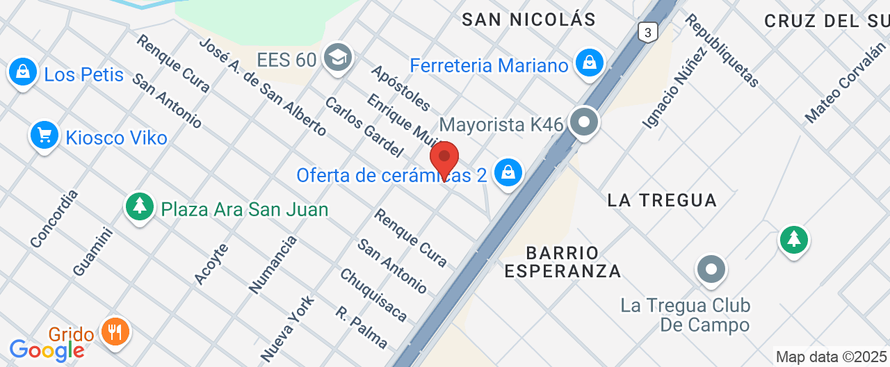 Mapa de la ubicación