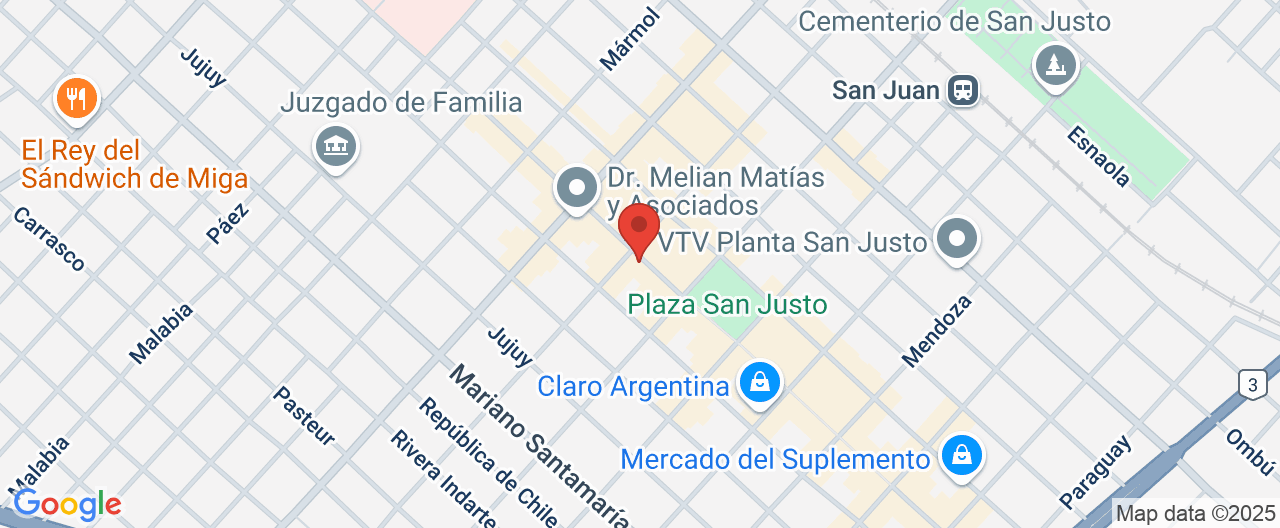 Mapa de la ubicación