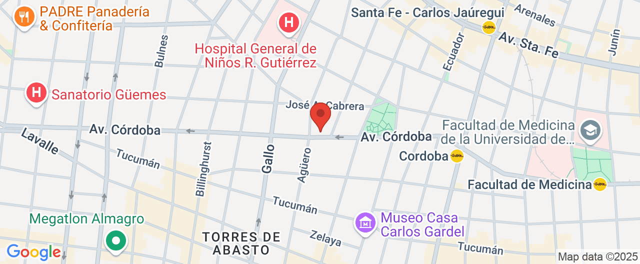 Mapa de la ubicación