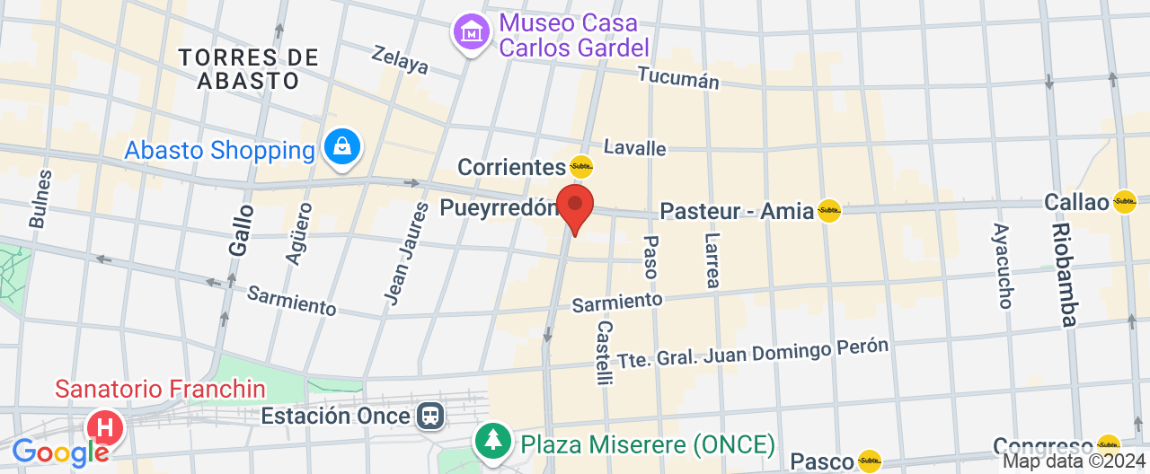 Mapa de la ubicación