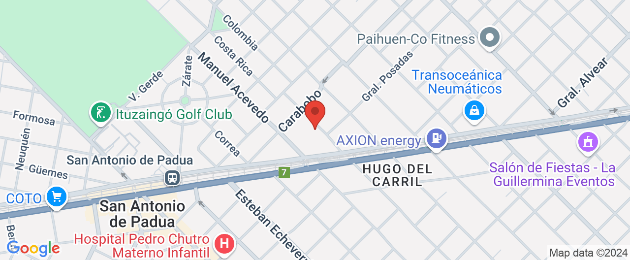 Mapa de la ubicación