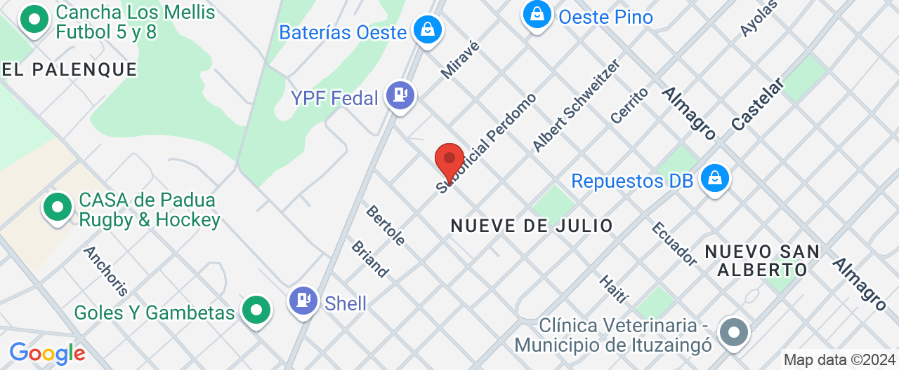 Mapa de la ubicación