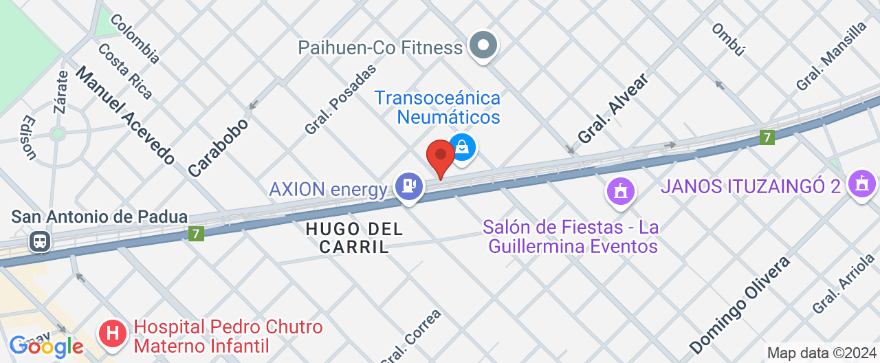 Mapa de la ubicación