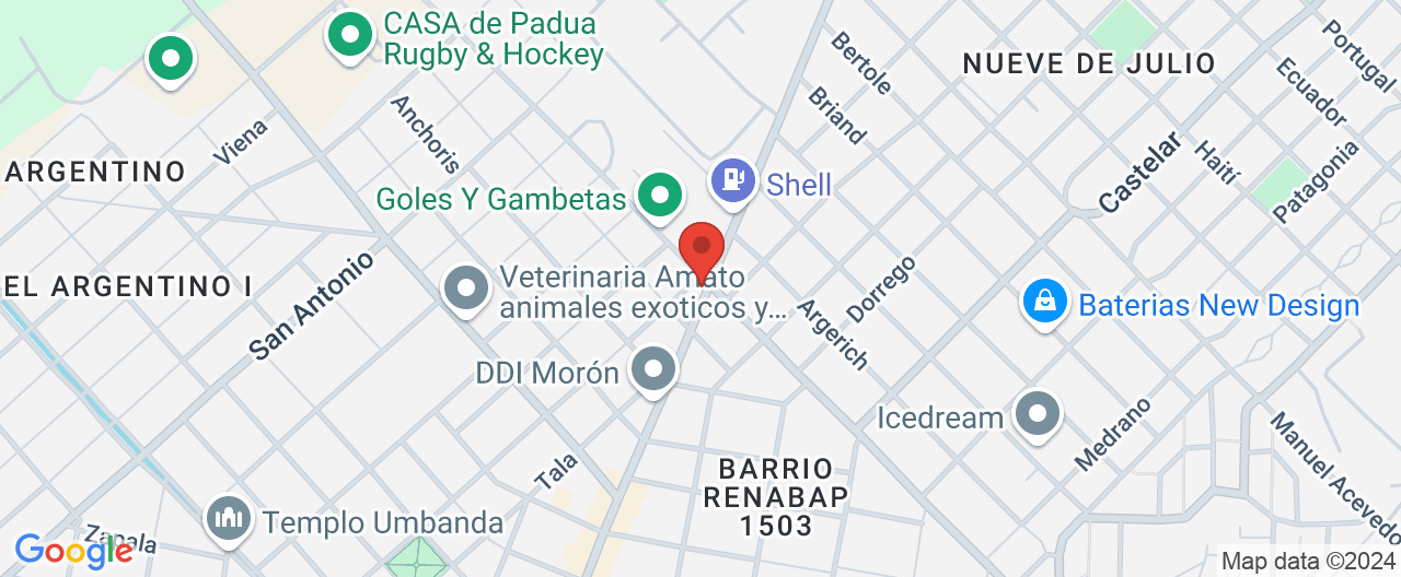 Mapa de la ubicación