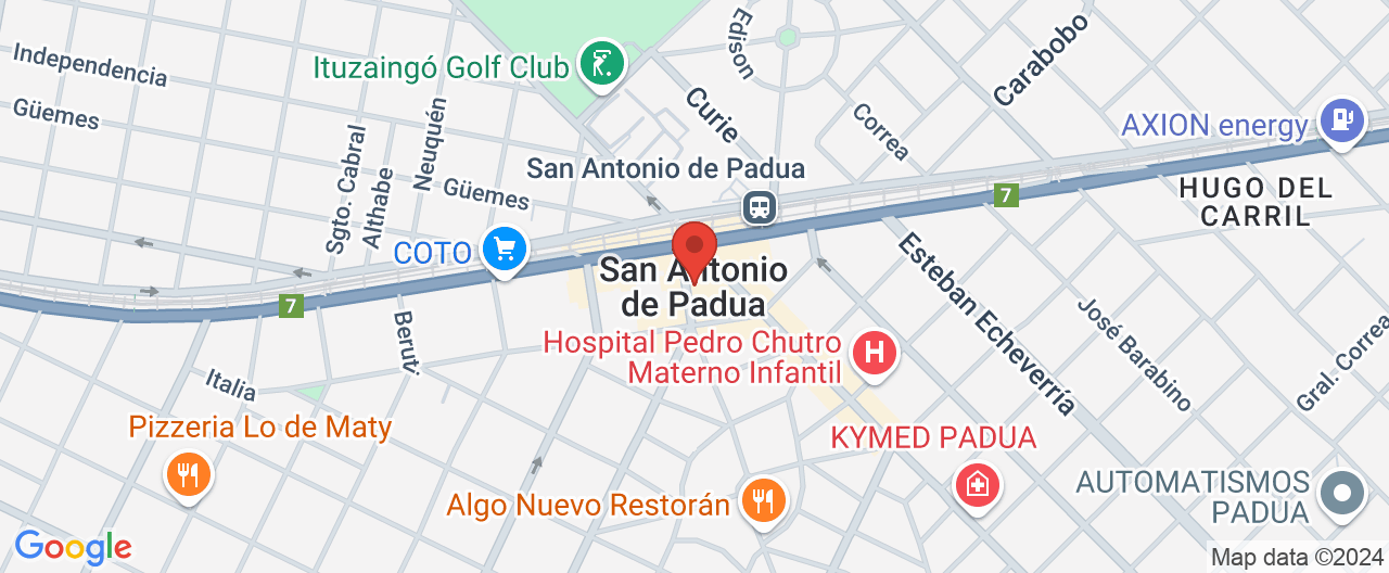 Mapa de la ubicación