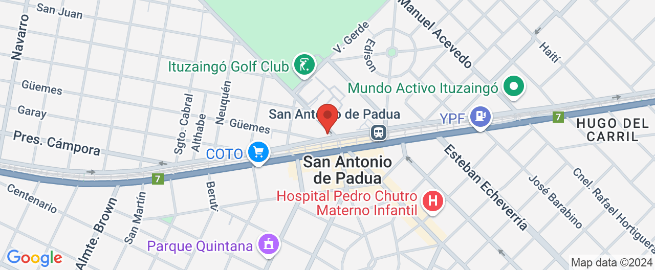 Mapa de la ubicación