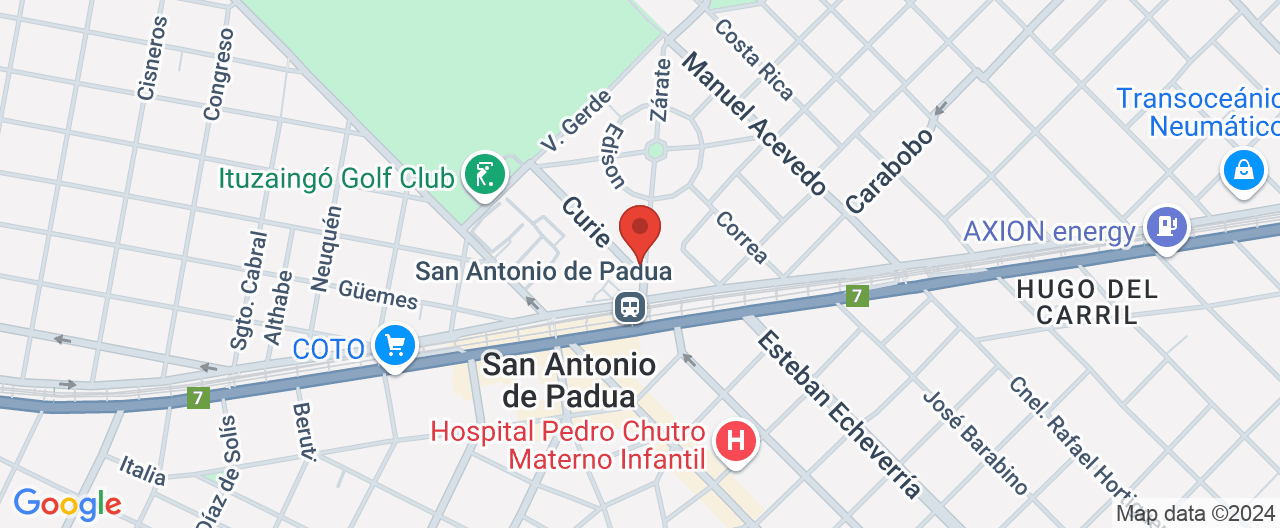Mapa de la ubicación