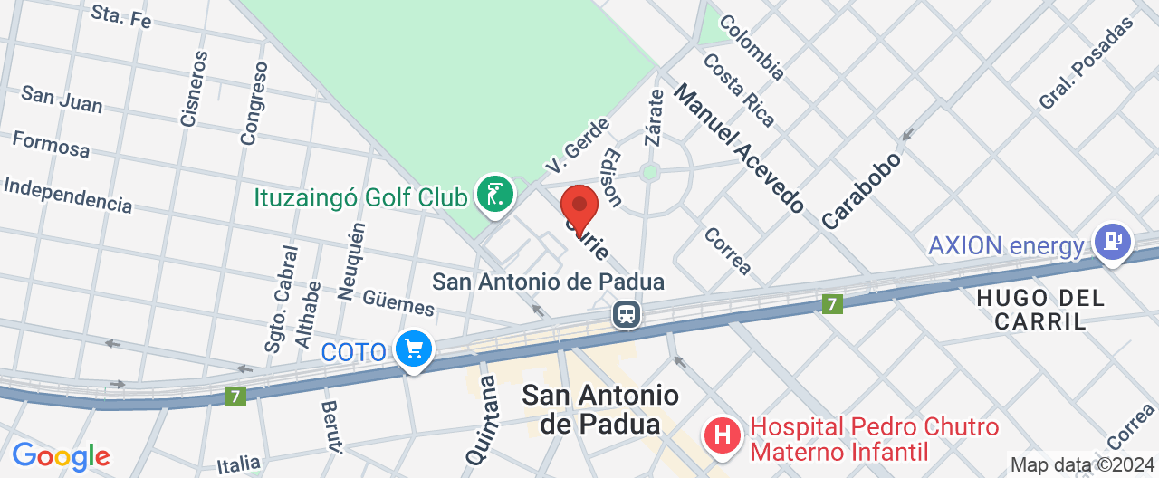 Mapa de la ubicación