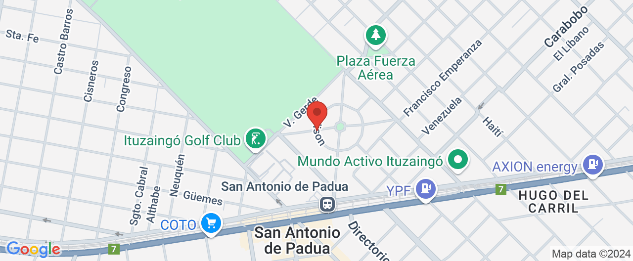 Mapa de la ubicación