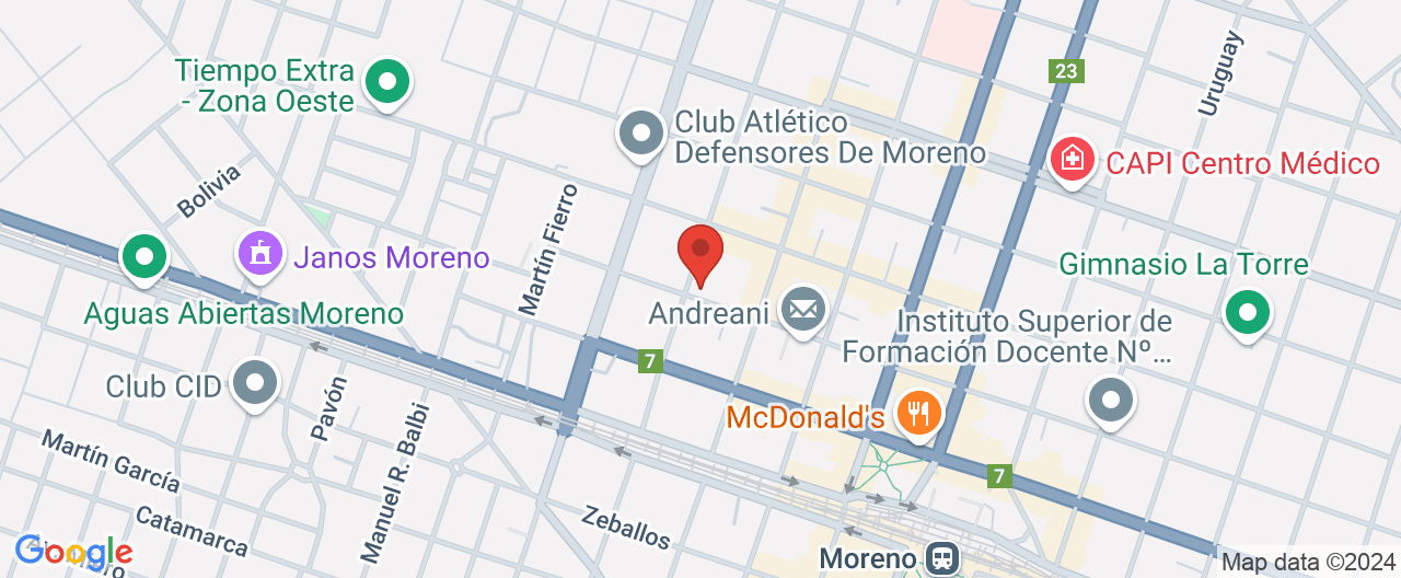 Mapa de la ubicación