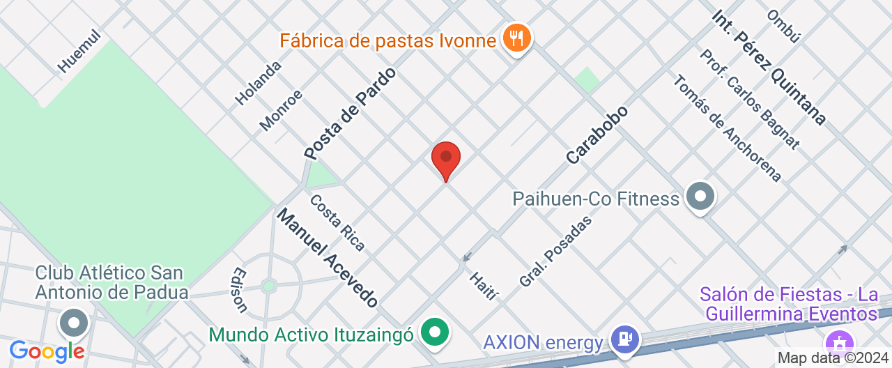Mapa de la ubicación
