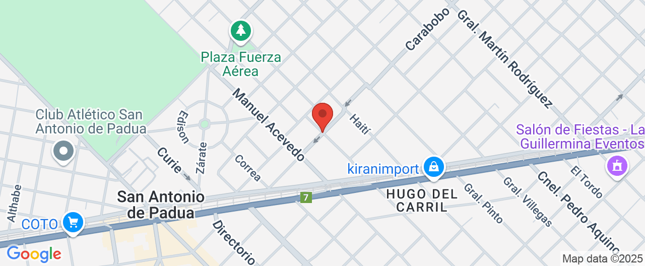 Mapa de la ubicación