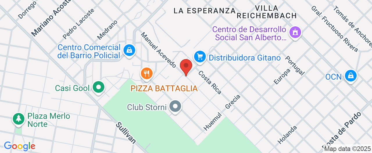 Mapa de la ubicación