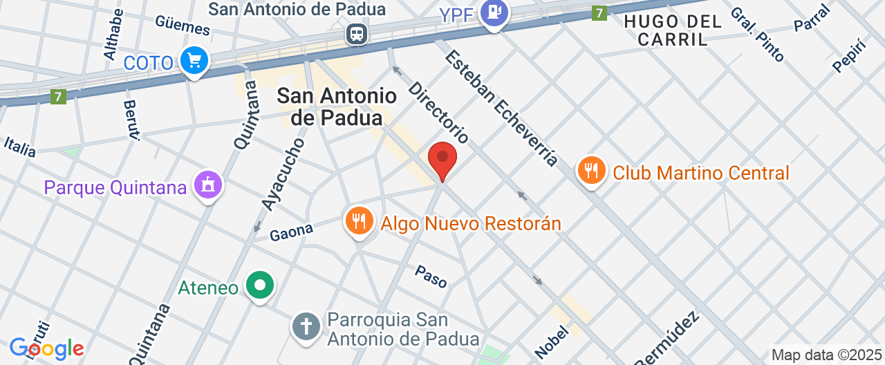 Mapa de la ubicación