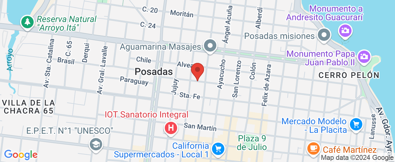 Mapa de la ubicación