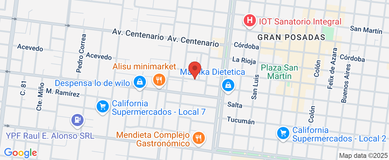 Mapa de la ubicación