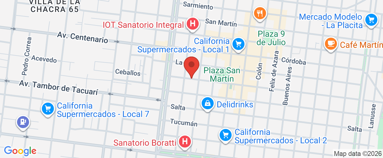 Mapa de la ubicación