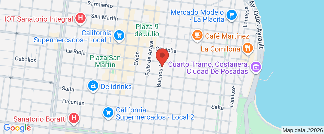 Mapa de la ubicación