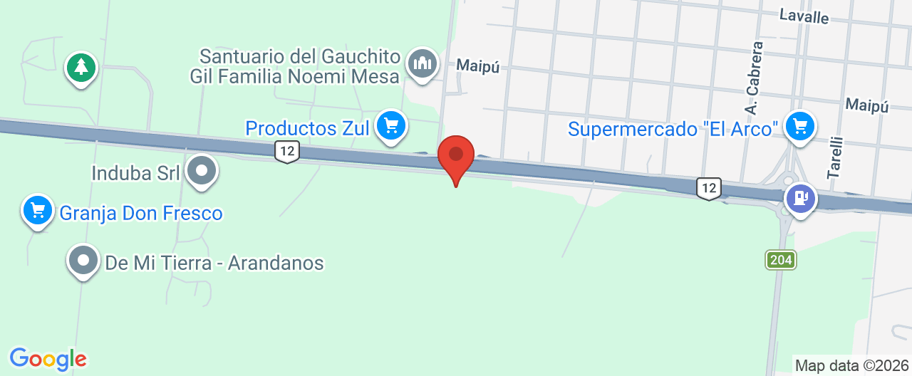 Mapa de la ubicación