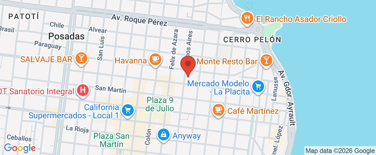 Mapa de la ubicación