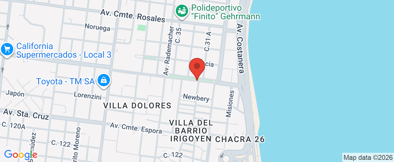 Mapa de la ubicación