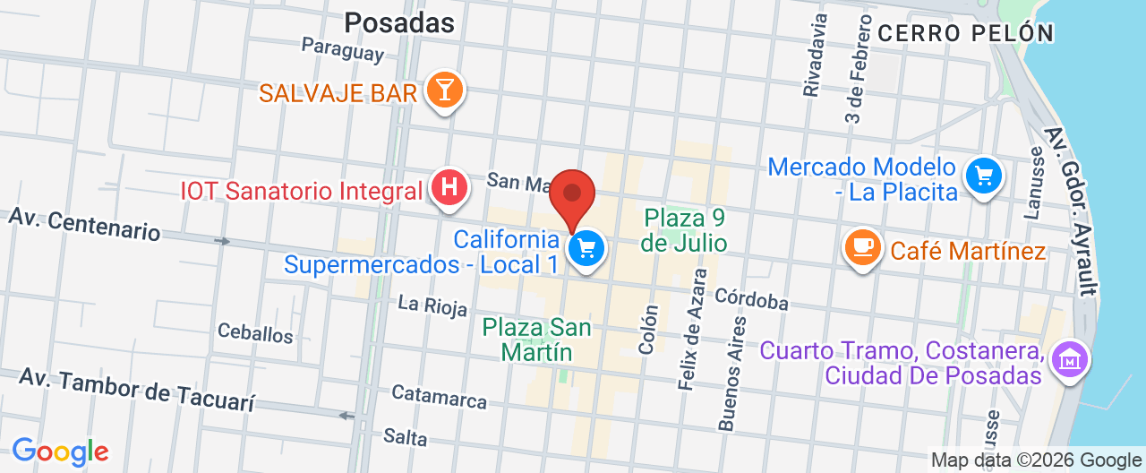 Mapa de la ubicación