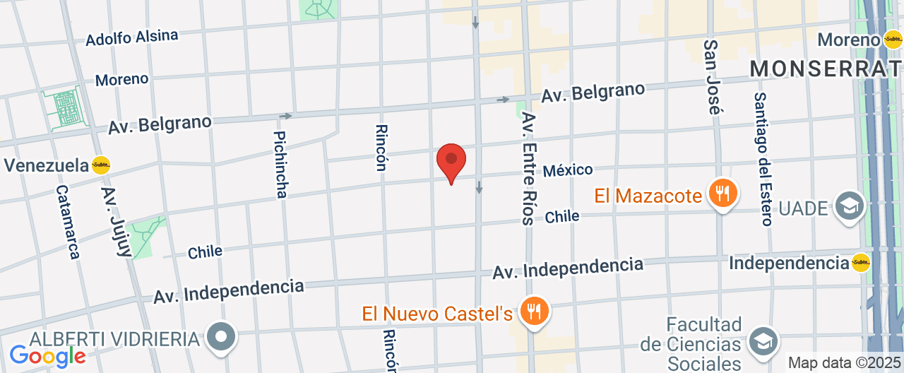 Mapa de la ubicación