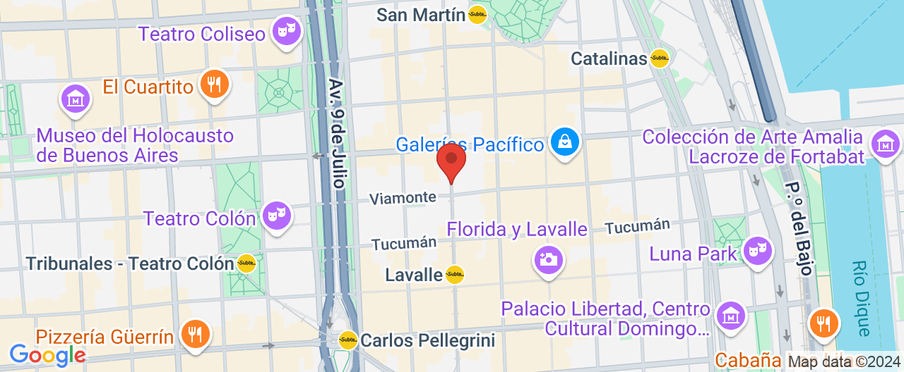 Mapa de la ubicación
