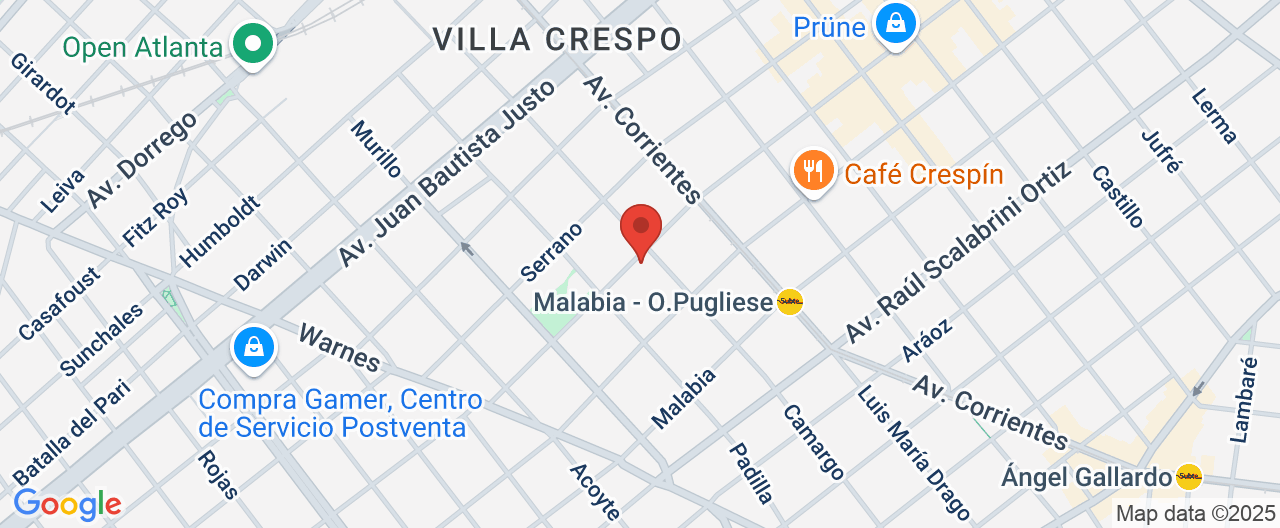 Mapa de la ubicación