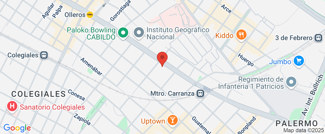 Mapa de la ubicación