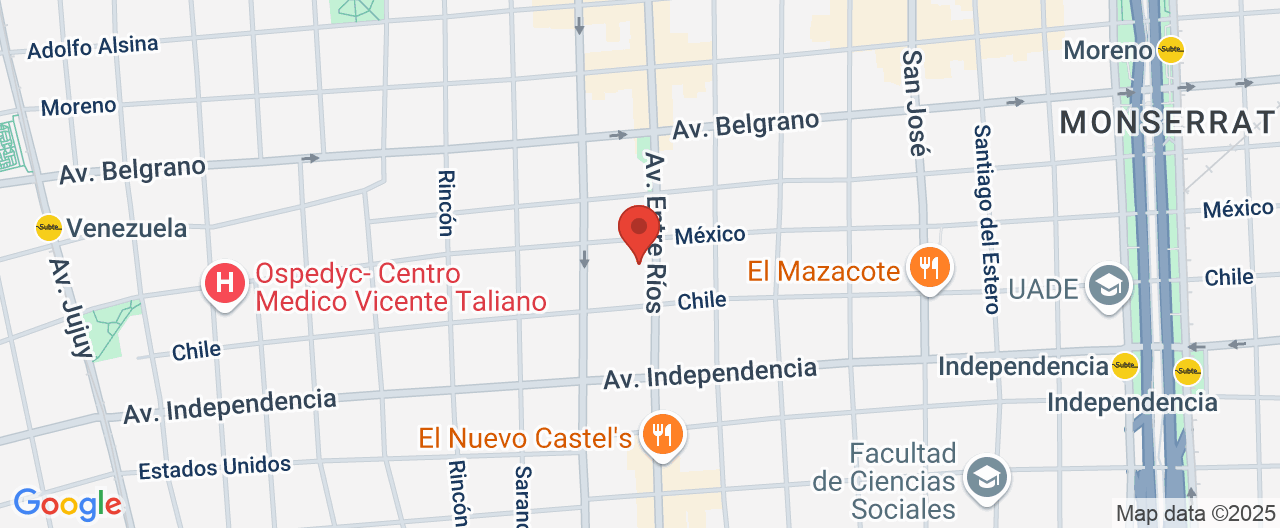 Mapa de la ubicación
