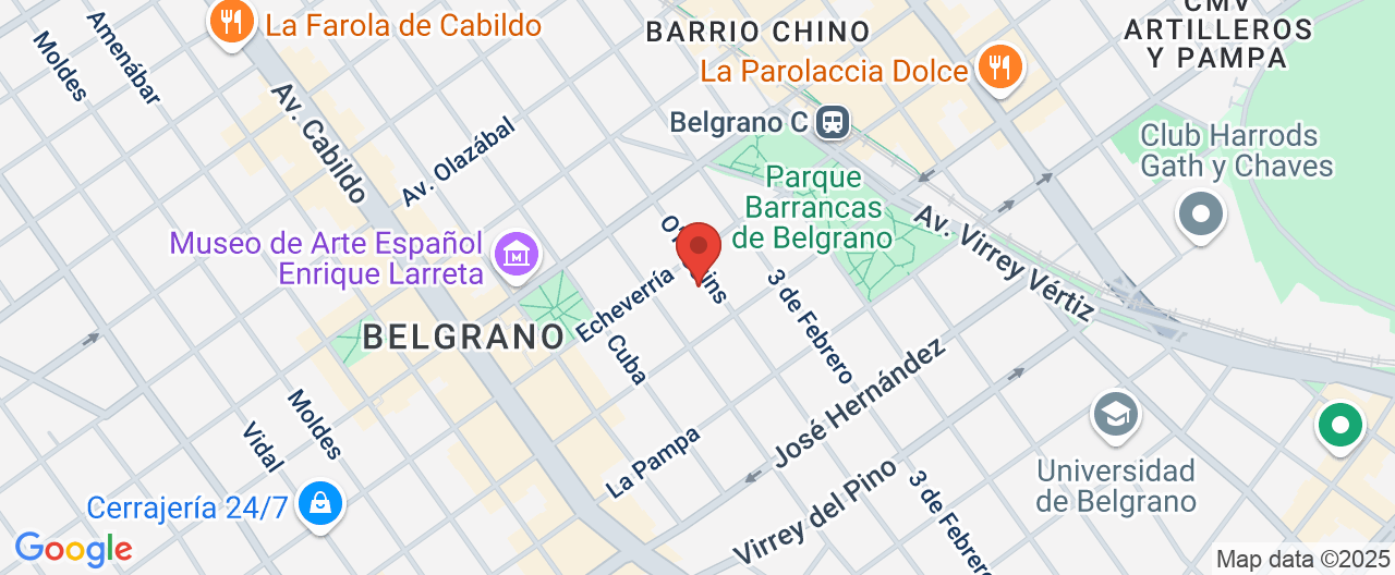 Mapa de la ubicación
