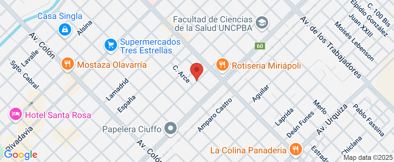 Mapa de la ubicación