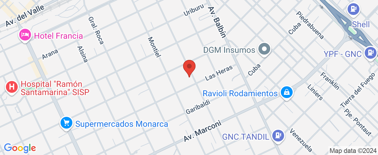 Mapa de la ubicación