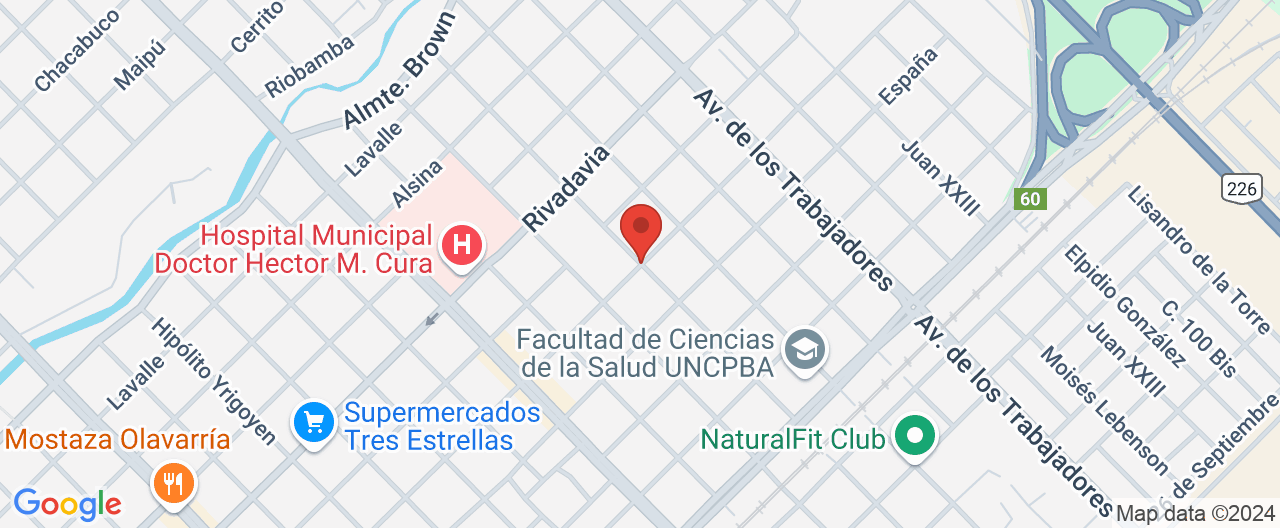Mapa de la ubicación