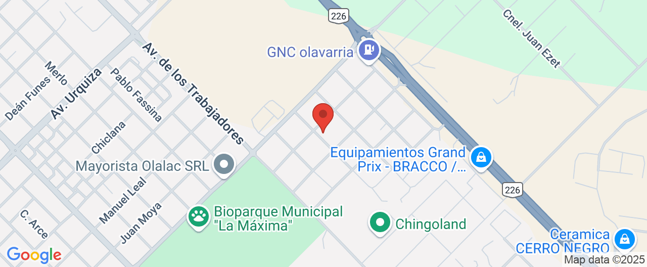 Mapa de la ubicación