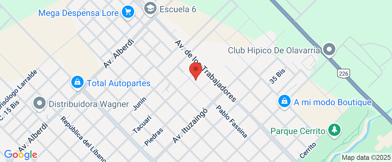 Mapa de la ubicación