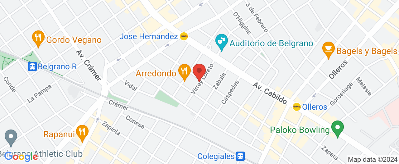 Mapa de la ubicación