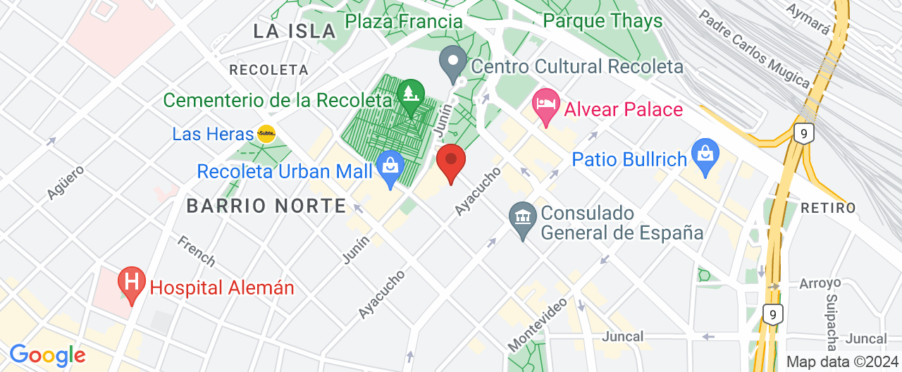 Mapa de la ubicación